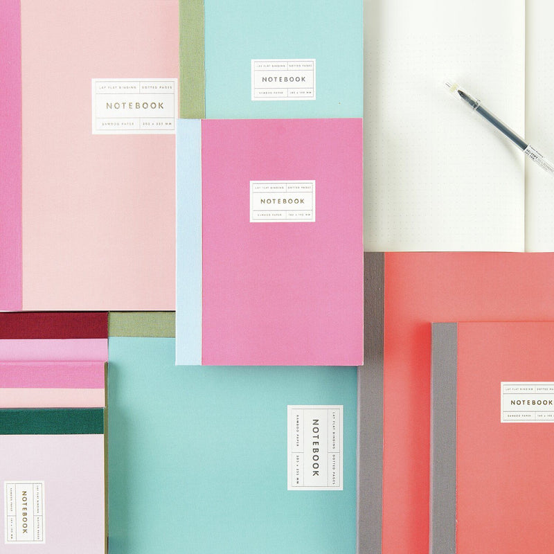 Notizbuch S, Neonrot, 80 Seiten, 100 g/m²