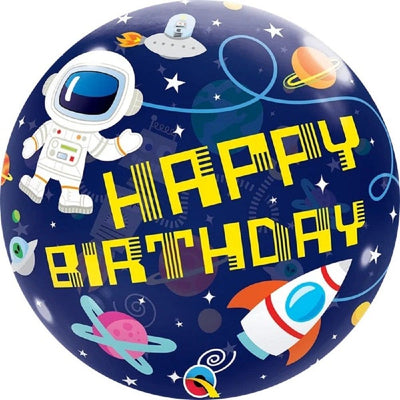 Single Bubble Birthday Outer Space | Boutique Ballooons