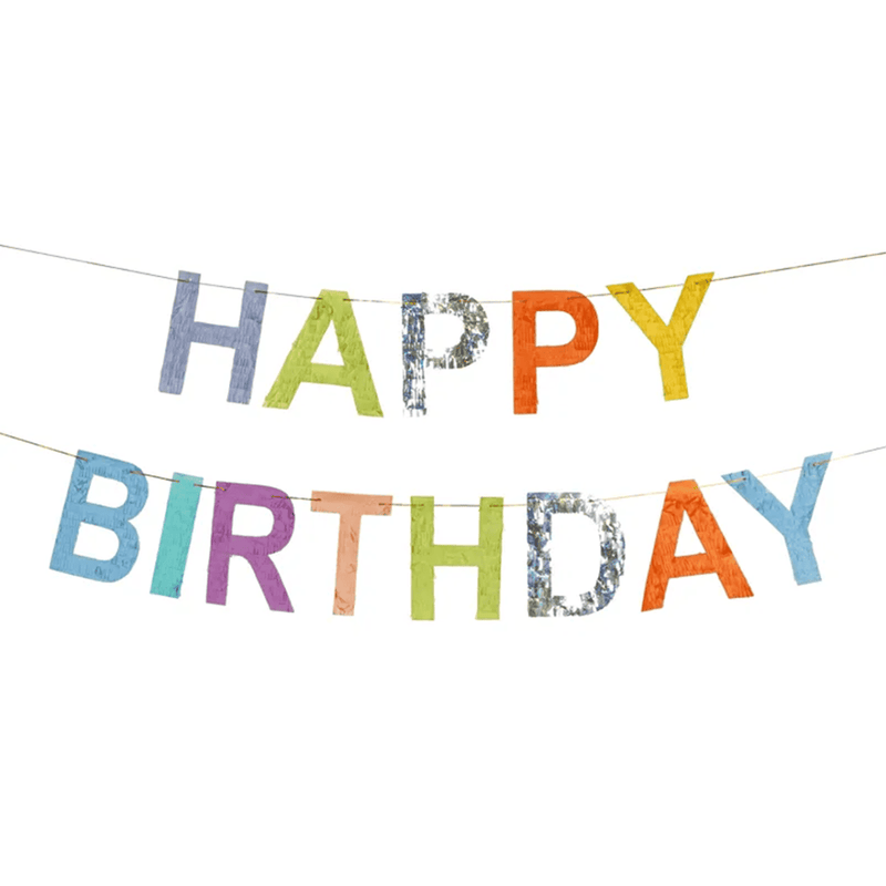 1 Bannergirlande - Happy Birthday - Mix