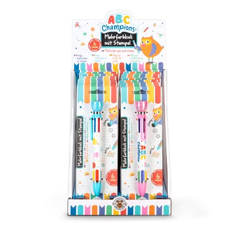ABC CHAMPIONS MEHRFARBKULI 6-FARBIG MIT STEMPEL