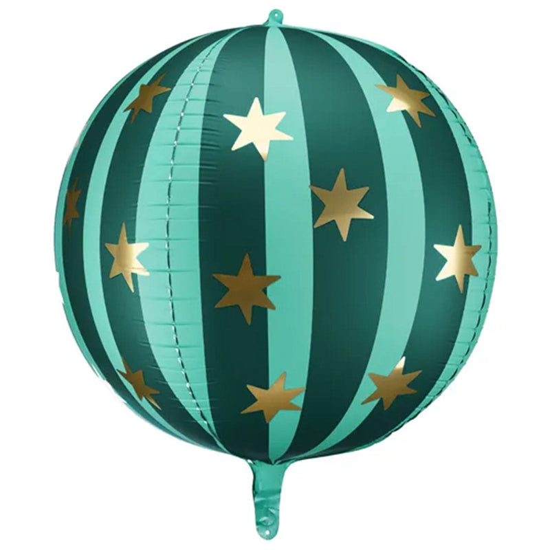 Folienballon Starry ball green XL