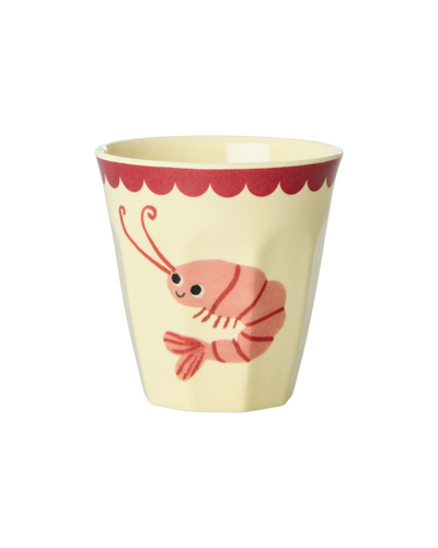 Kleine Becher - Koralle - Ocean Print - 6er Pack
