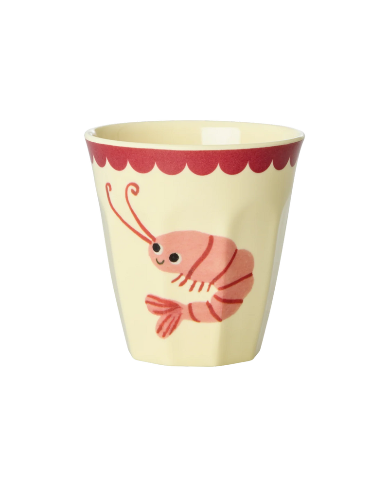 Kleine Becher - Koralle - Ocean Print - 6er Pack