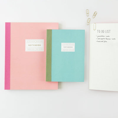 Notizbuch S, Neonrot, 80 Seiten, 100 g/m²