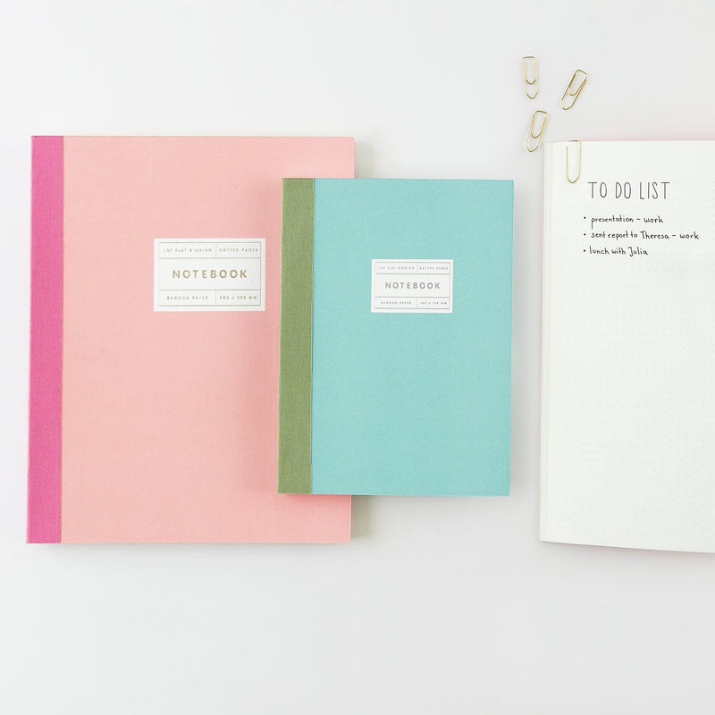 Notizbuch S, Neonrot, 80 Seiten, 100 g/m²