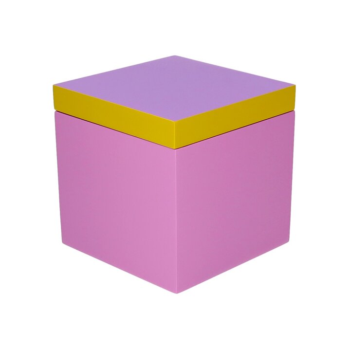 NEO, BOX, S(13X13X13CM), 3 FARBIG, LILA/GELB/ROSA