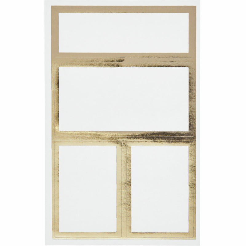 PAPER POETRY PAPIERETIKETTEN GOLD 12 STÜCK