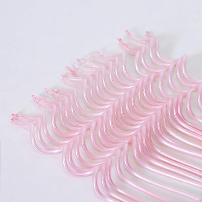 Pink Swirly Candles (x 20)