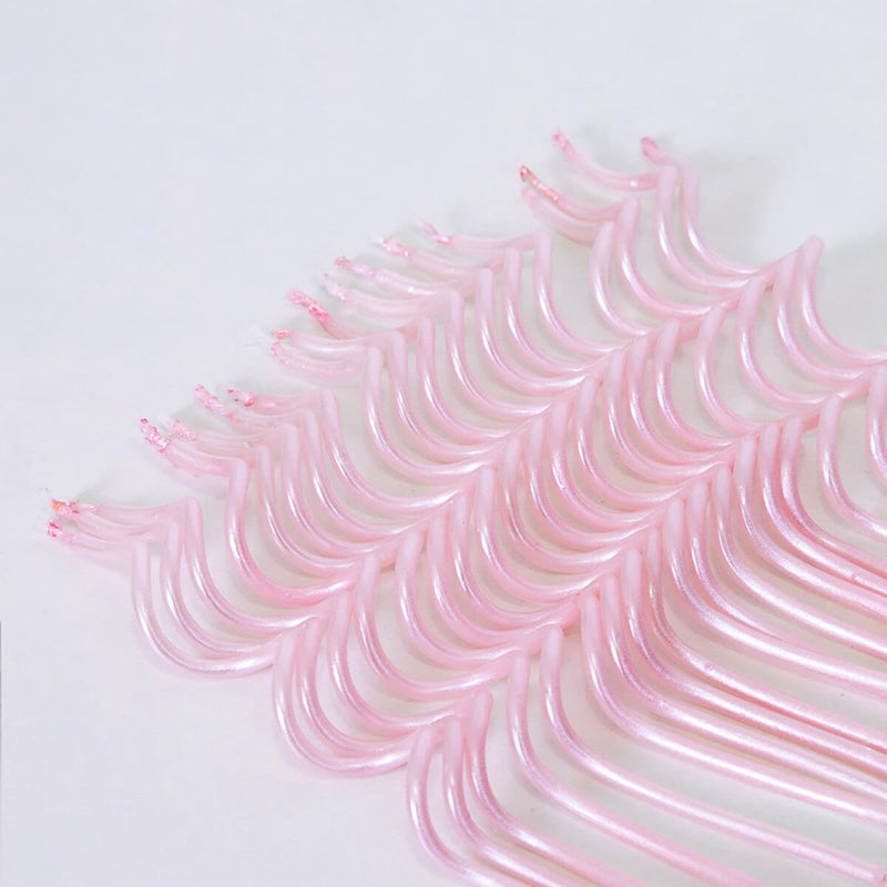 Pink Swirly Candles (x 20)