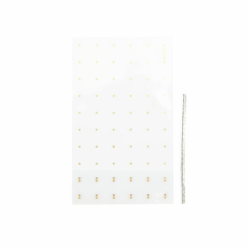 KEKSTÜTEN GOLDENE STERNE RASTER 10 STÜCK 90x150mm