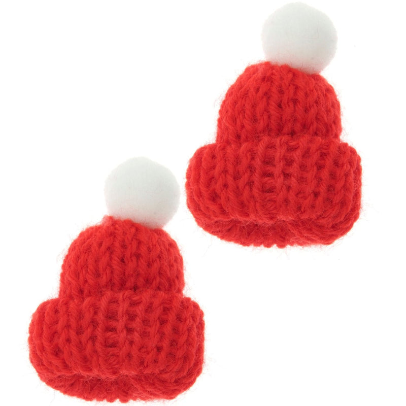 MINIATUR STRICKMÜTZE 2 STÜCK