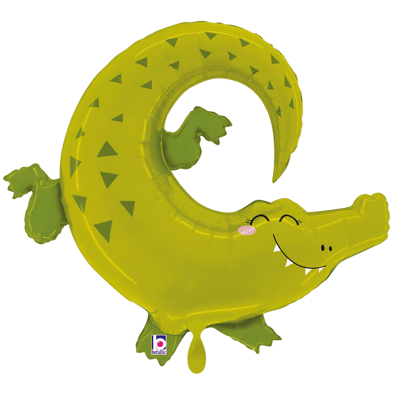 Folienballon Dschungel Krokodil XXL