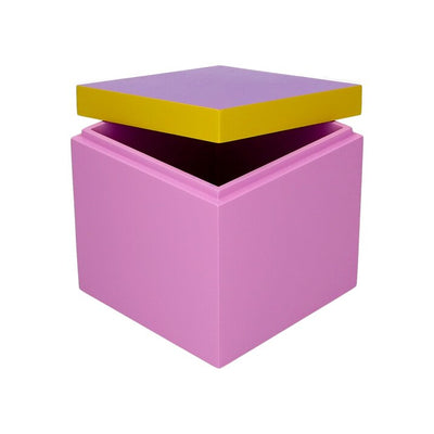 NEO, BOX, S(13X13X13CM), 3 FARBIG, LILA/GELB/ROSA