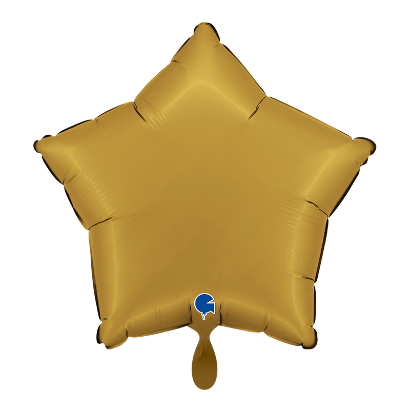 Sternballon Satin Gold