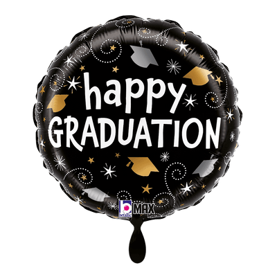 Folienballon Graduation Swirls