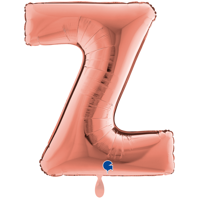 Buchstabenballon Z XXL - Rosegold