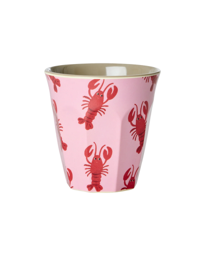 Kleine Becher - Koralle - Ocean Print - 6er Pack