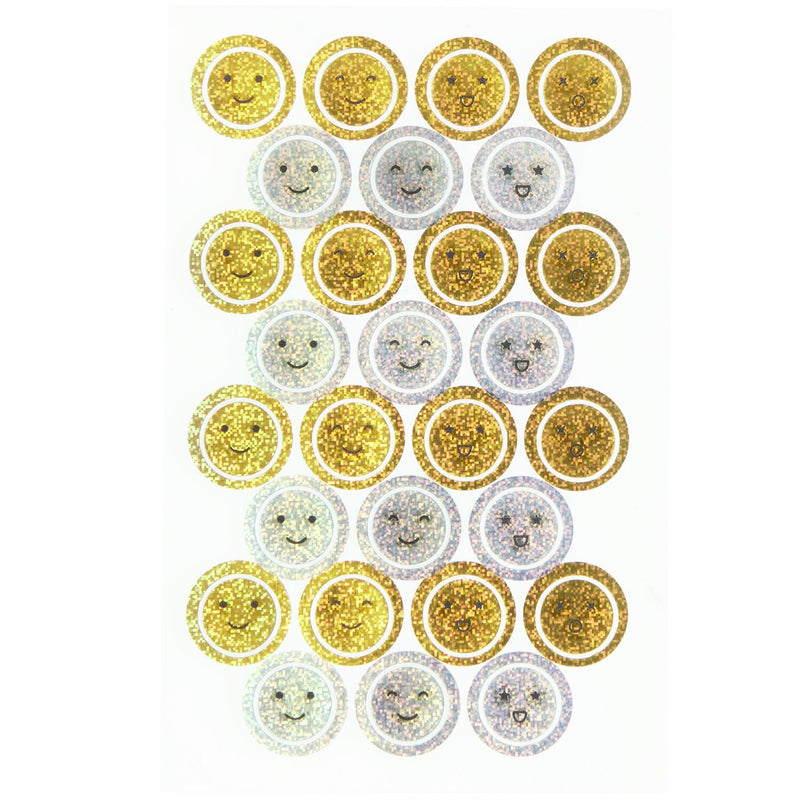 PAPER POETRY MINI FOLIENSTICKER GESICHTER 3 BLATT