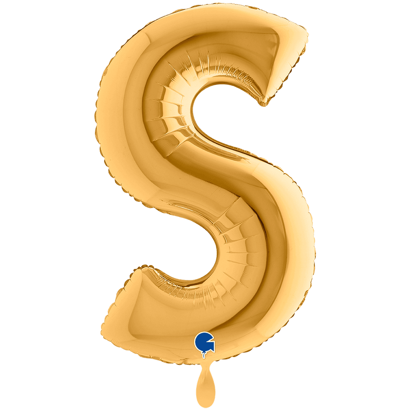 Buchstabenballon S XXL - Gold