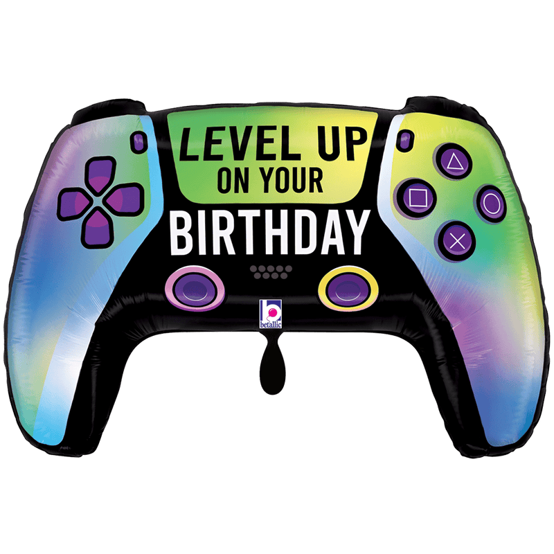 Folienballon Vivid Game Controller Birthday XXL
