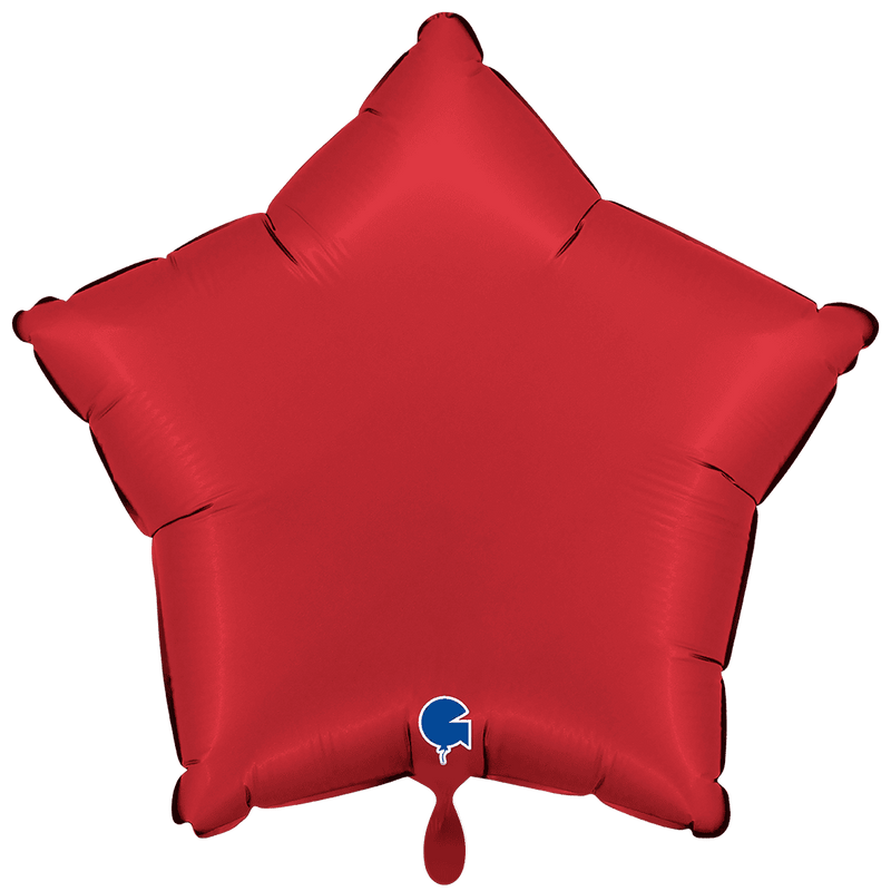 Sternballon Satin Rubin Red
