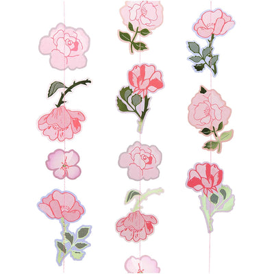 Genähte Girlande Rosen FSC MIX