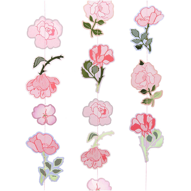Genähte Girlande Rosen FSC MIX