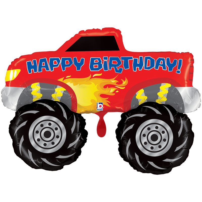 Folienballon Monster Truck Birthday