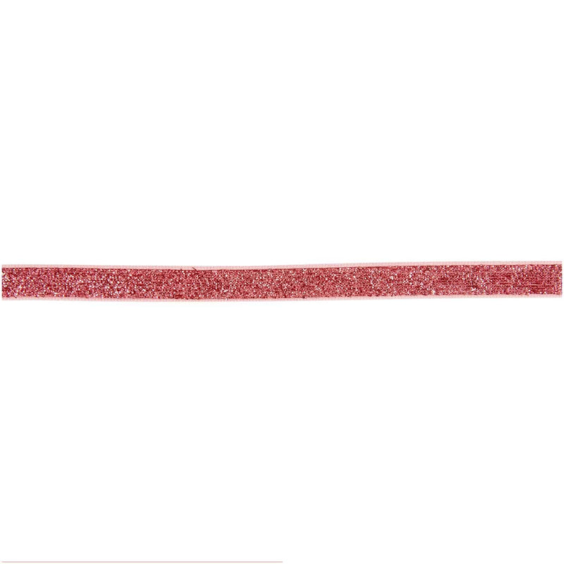 Glitzerband, Rosa, 10mm x 3m