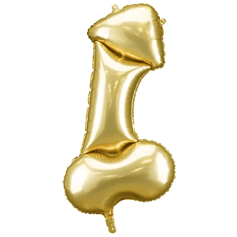 Folienballon Golden Penis XXL