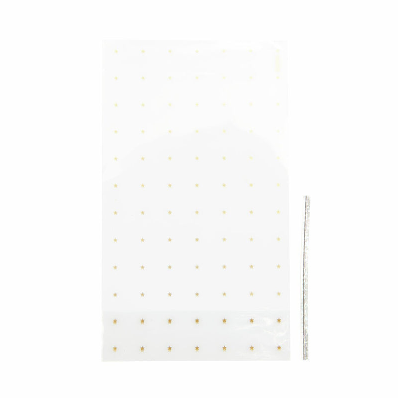KEKSTÜTEN GOLDENE STERNE RASTER 10 STÜCK 112x192mm