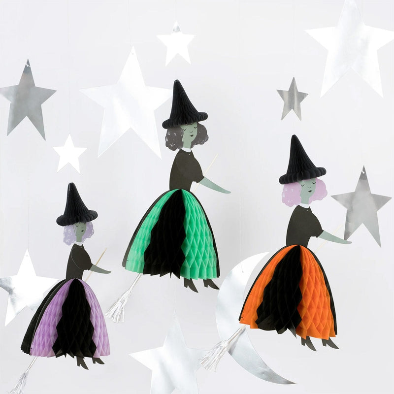 Honeycomb Witch Decorations