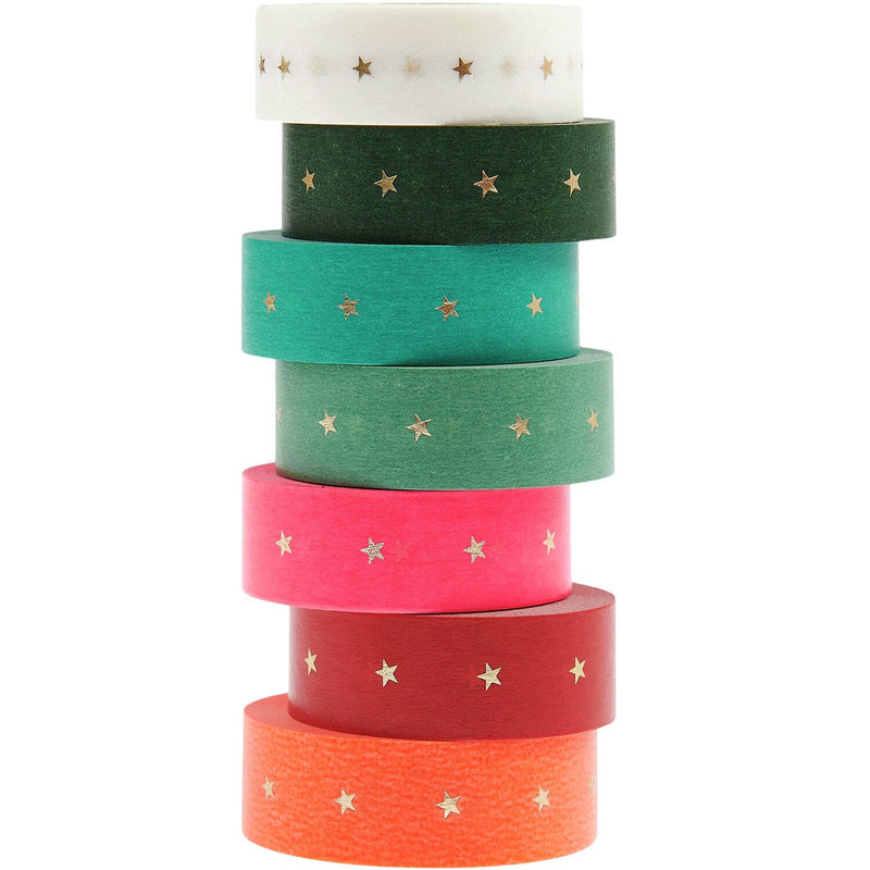 PAPER POETRY TAPE SET XXL STERNE 7-TEILIG