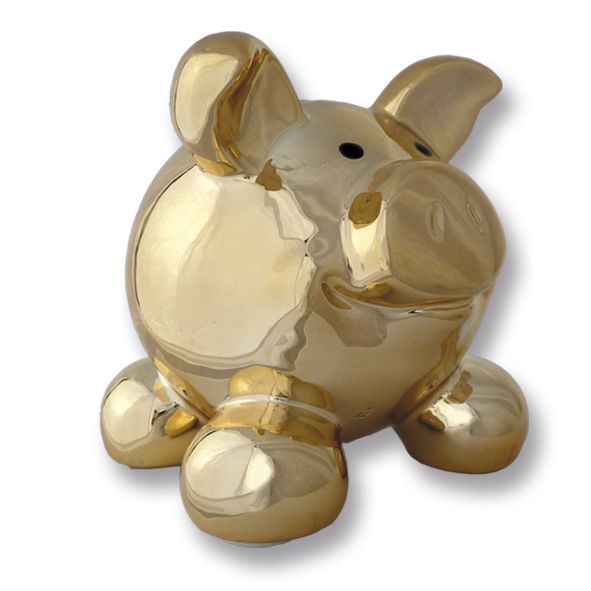 Sparschwein Gold S