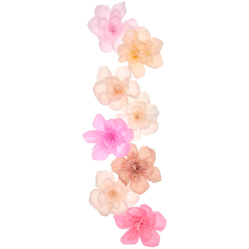 Krepppapier Blüten Set, Primrose Hill, M, FSC MIX