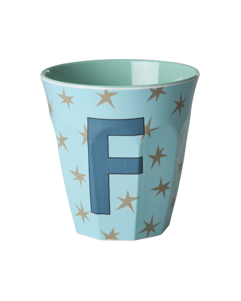 Medium Cup - Blue - F - Stars