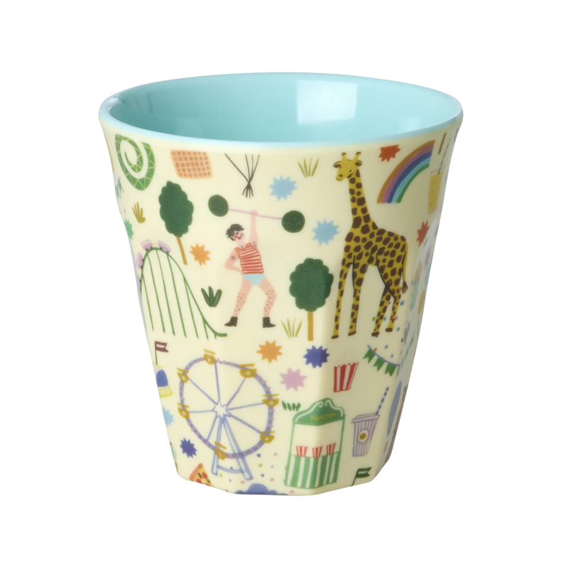 Mittelgroße Kinderbecher - Mint - Fun Fair Print
