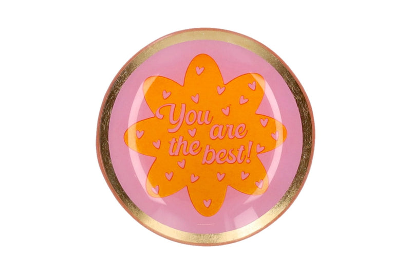 LOVE PLATES, GLASTELLER S, MOTIV: YOU ARE THE BEST, RUND, ROSA
