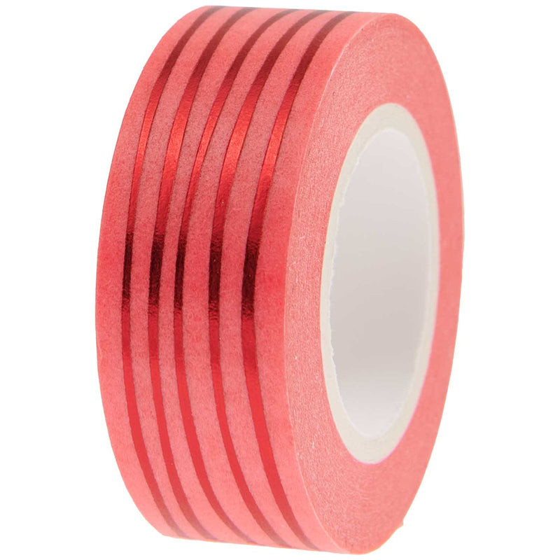 Tape Lines, Neon Pink / Red FSC MIX