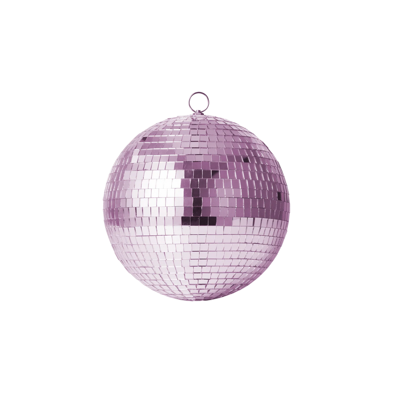 Mittelgroße Rund Diskokugel - Pink