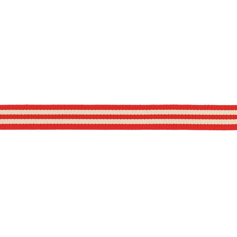 PAPER POETRY WEBBAND DUO STREIFEN ROT/CREME 13MMX3M