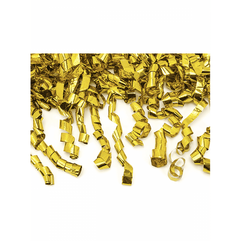 Konfettikanone XL - 60cm - Metallic - Luftschlangen - Gold | Boutique Ballooons