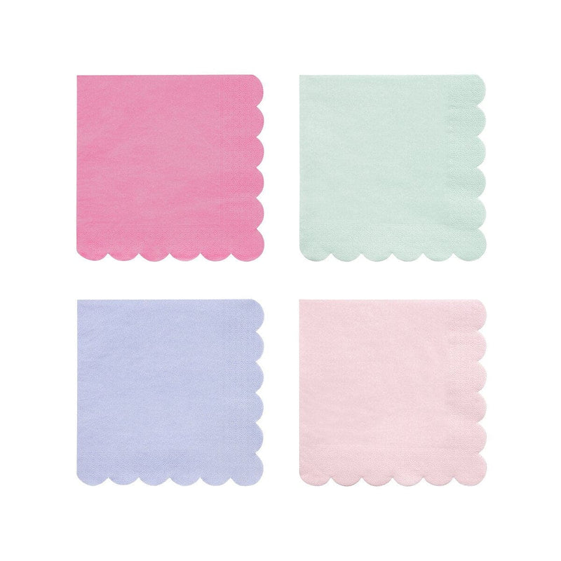 Large Multicolor Paper Napkins (x 20)