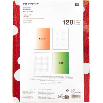 Paper Poetry Notizbuch Shrooom Fliegenpilz 14x19,5cm 128 Seiten 100g/m²