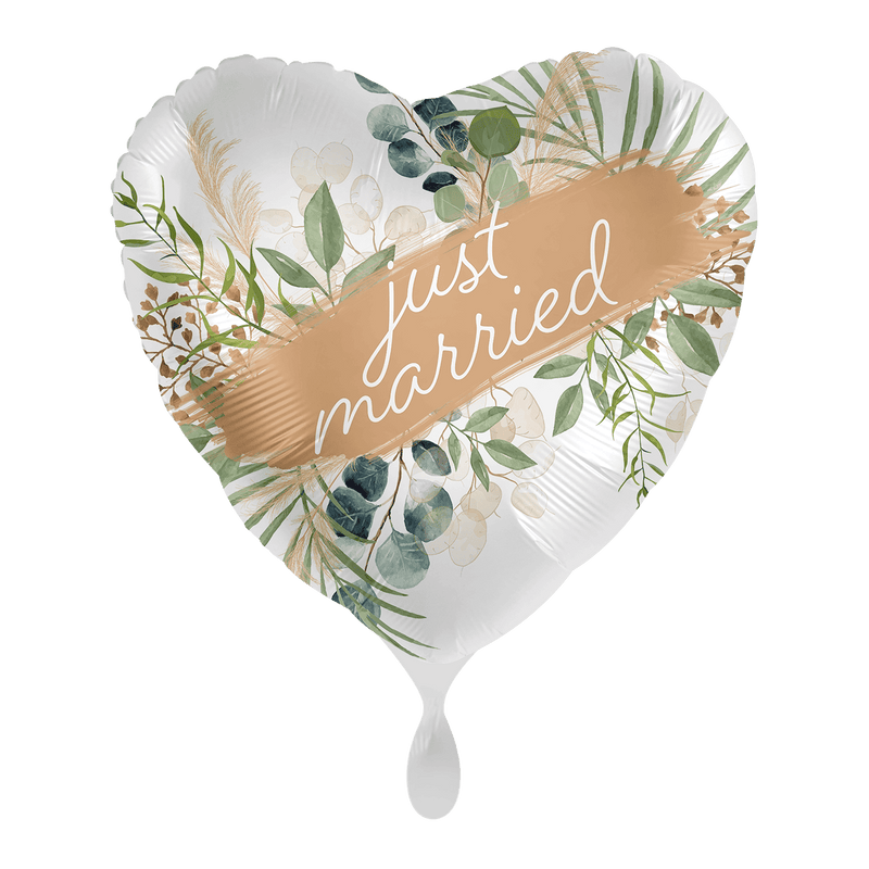 Folienballon Wedding Natural Frame