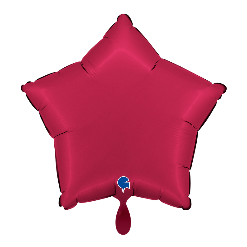 Sternballon Satin Cherry