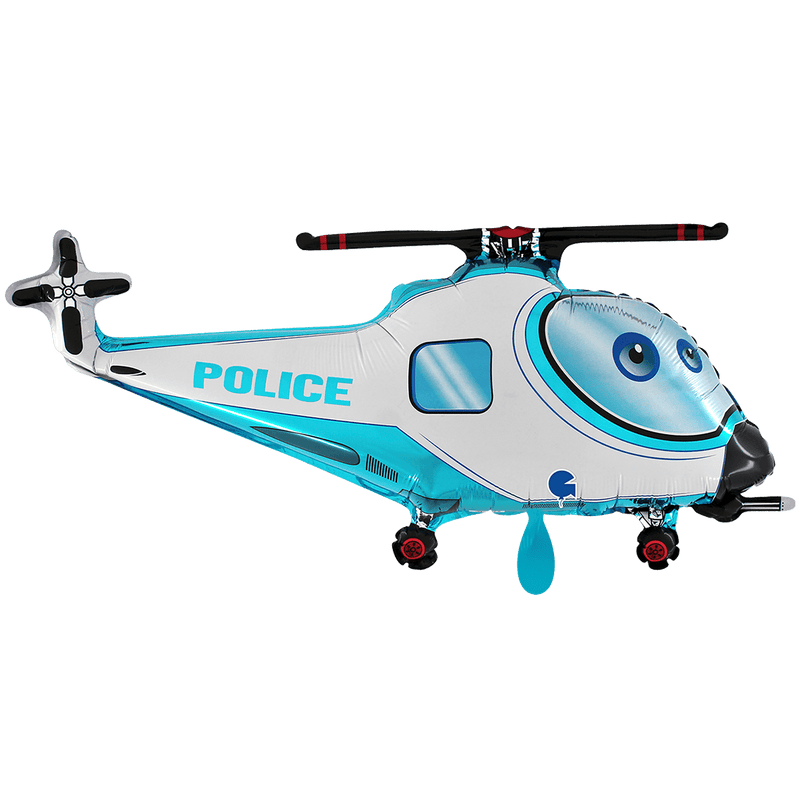 Folienballon Polizeihubschrauber XXL