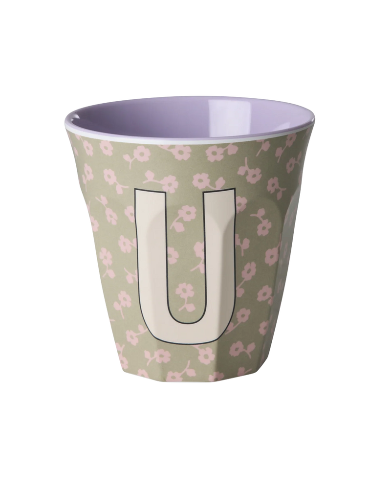 Medium Cup - Dark Sand - U - Flowers
