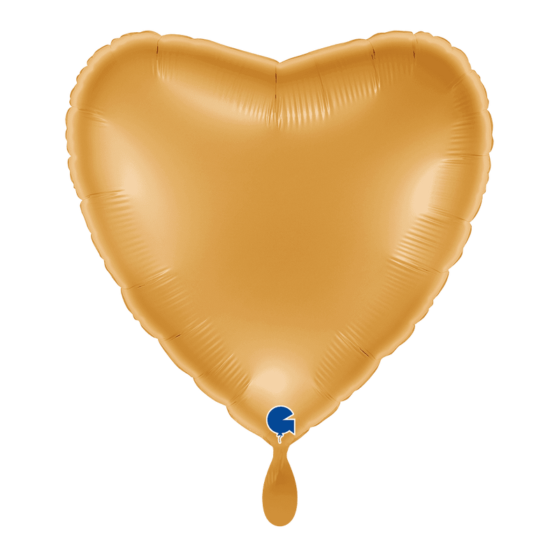 Herzballon XL Gold