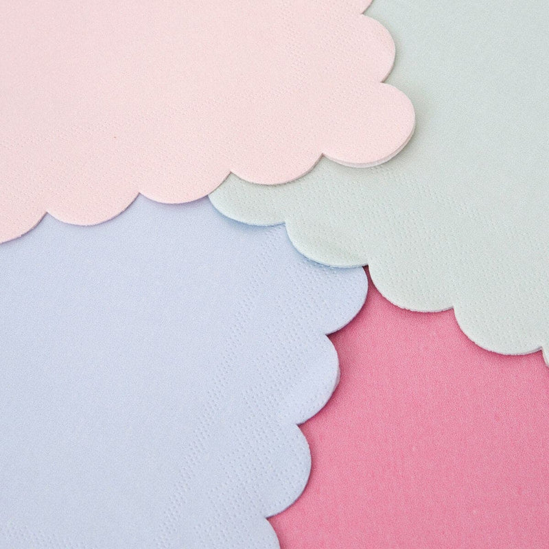 Large Multicolor Paper Napkins (x 20)